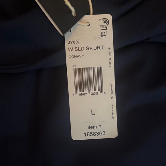 Navy Blue Skort with Adidas Logo- Large - Picture 7 of 8